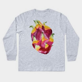 Dragon fruit Pitaya Kids Long Sleeve T-Shirt